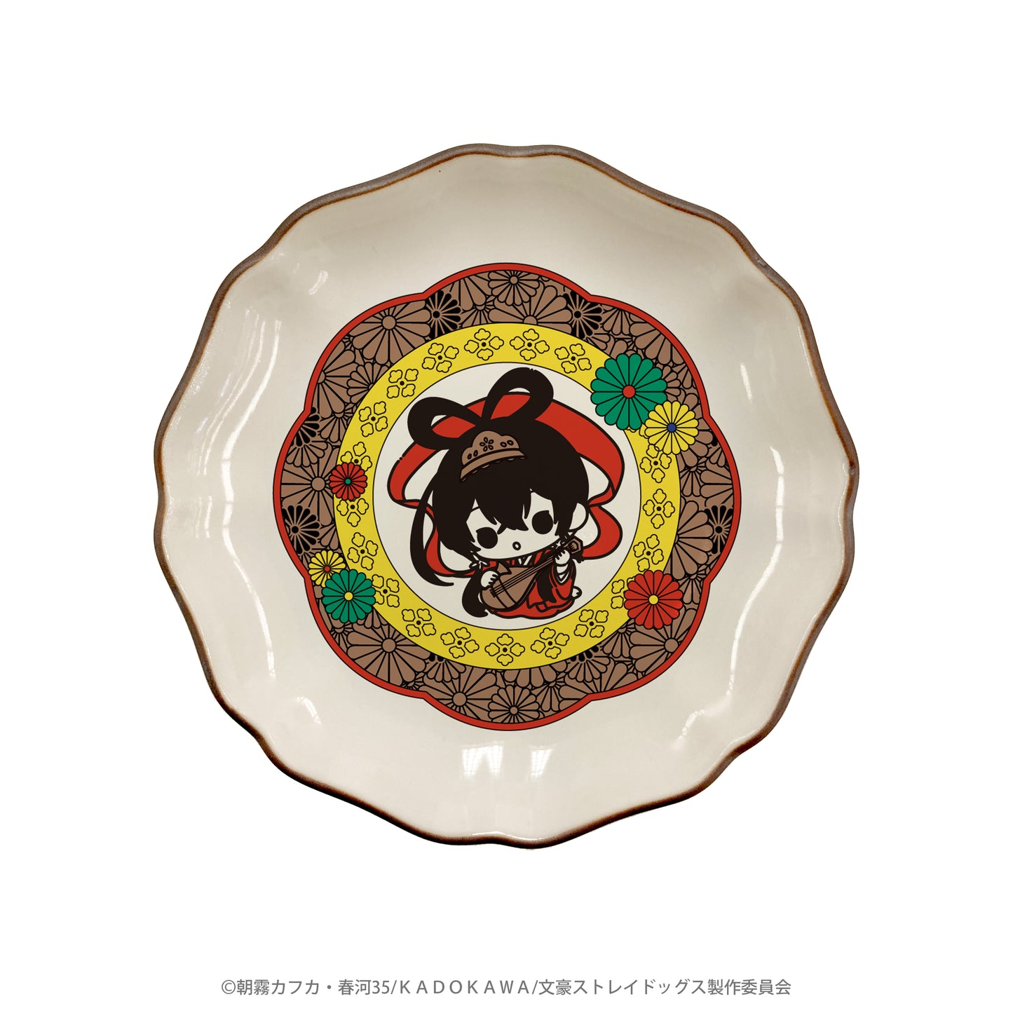 文豪ストレイドッグス×七福神 九谷焼豆皿(泉鏡花)