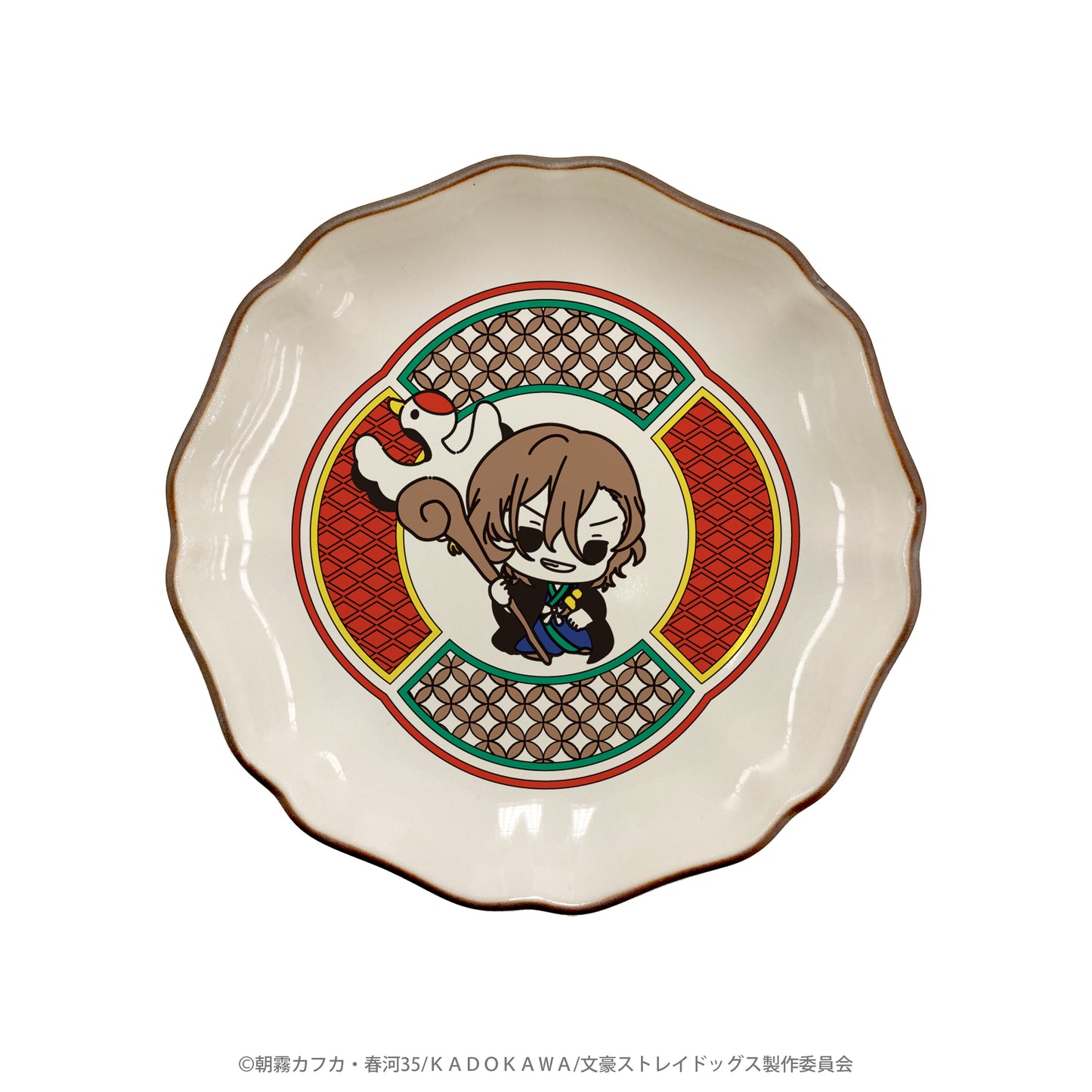 文豪ストレイドッグス×七福神 九谷焼豆皿(中原中也)