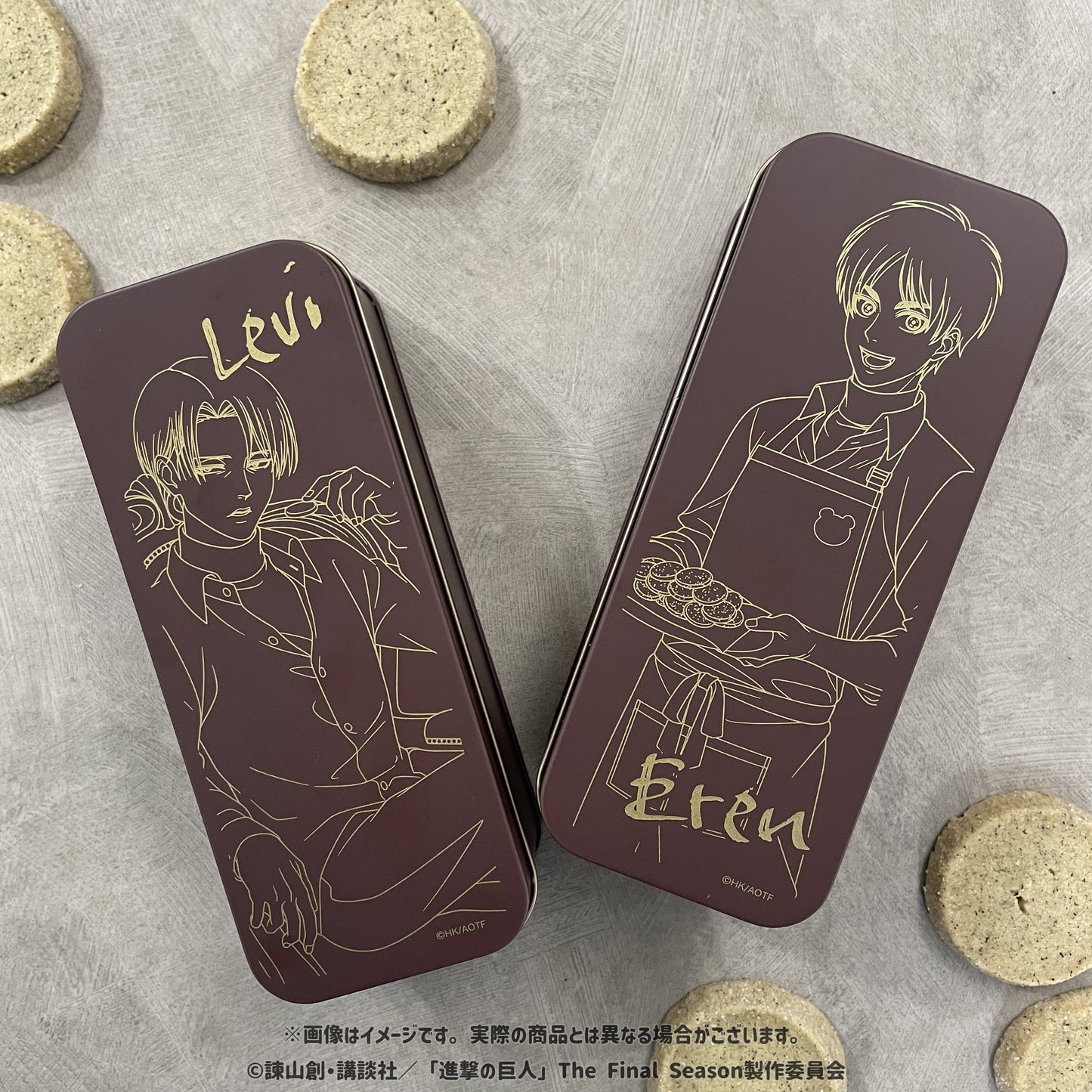 【公式サイト限定】3 o'clock 進撃の巨人 クッキー缶(リヴァイ)
