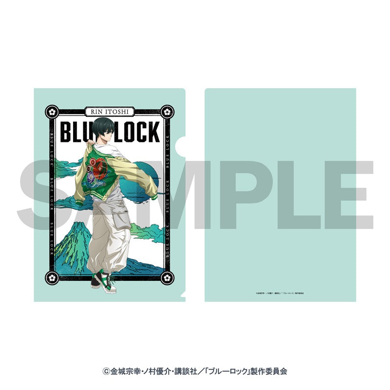 ブルーロック スカジャン着用描きおろしクリアファイル(糸師 凛)