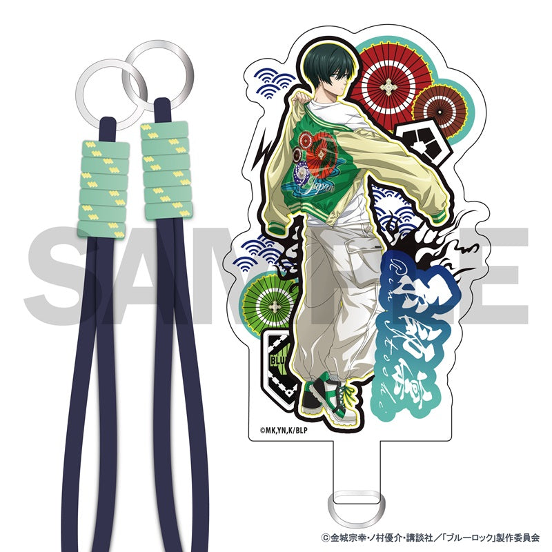 ブルーロック スカジャン着用描きおろしフォンタブ(糸師 凛)