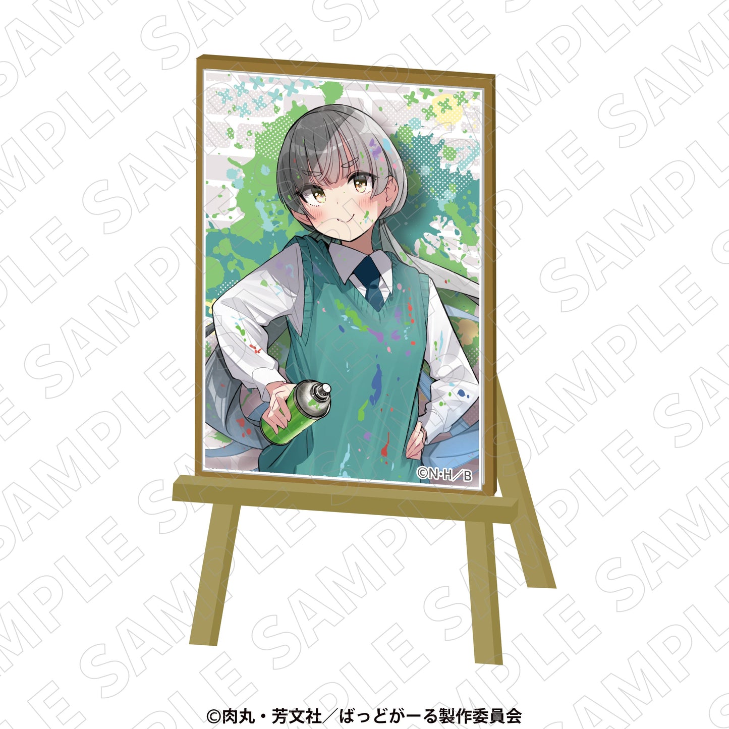 『ばっどがーる』卓上アートスタンド