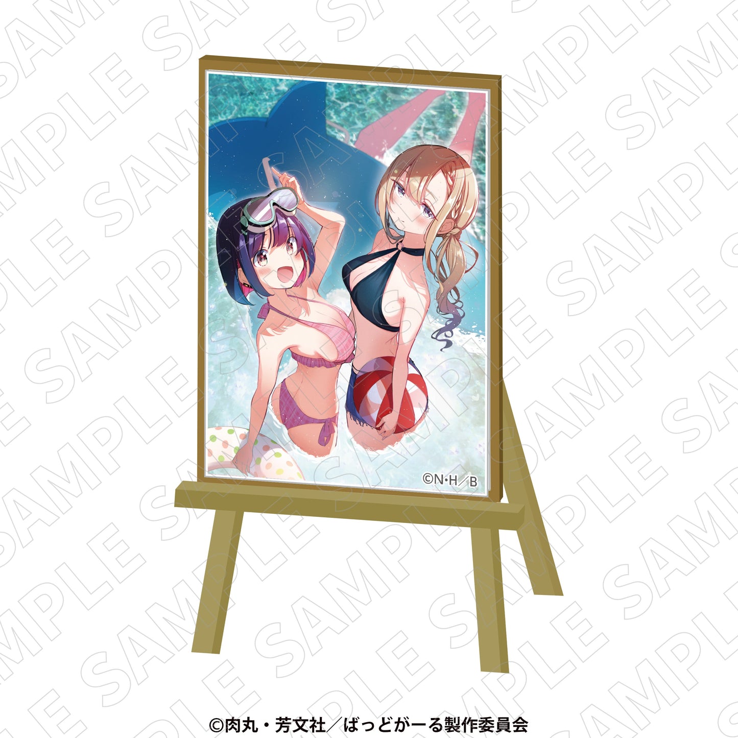 『ばっどがーる』卓上アートスタンド