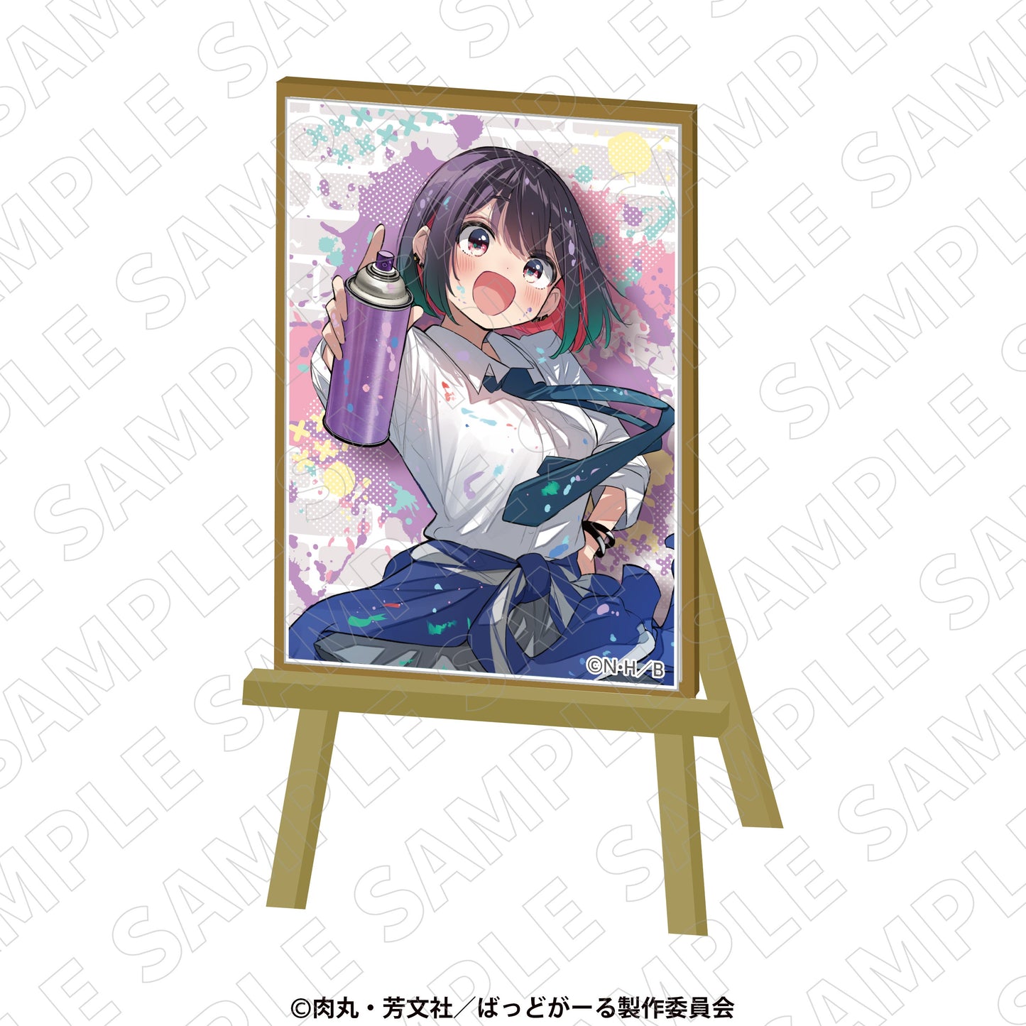 『ばっどがーる』卓上アートスタンド