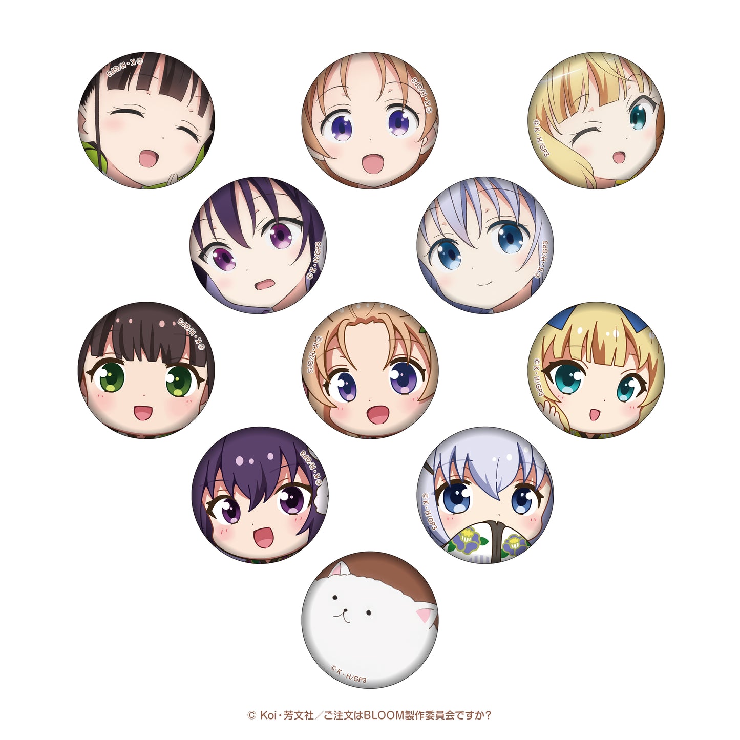ご注文はうさぎですか?BLOOM トレーディングぷに缶 全11種