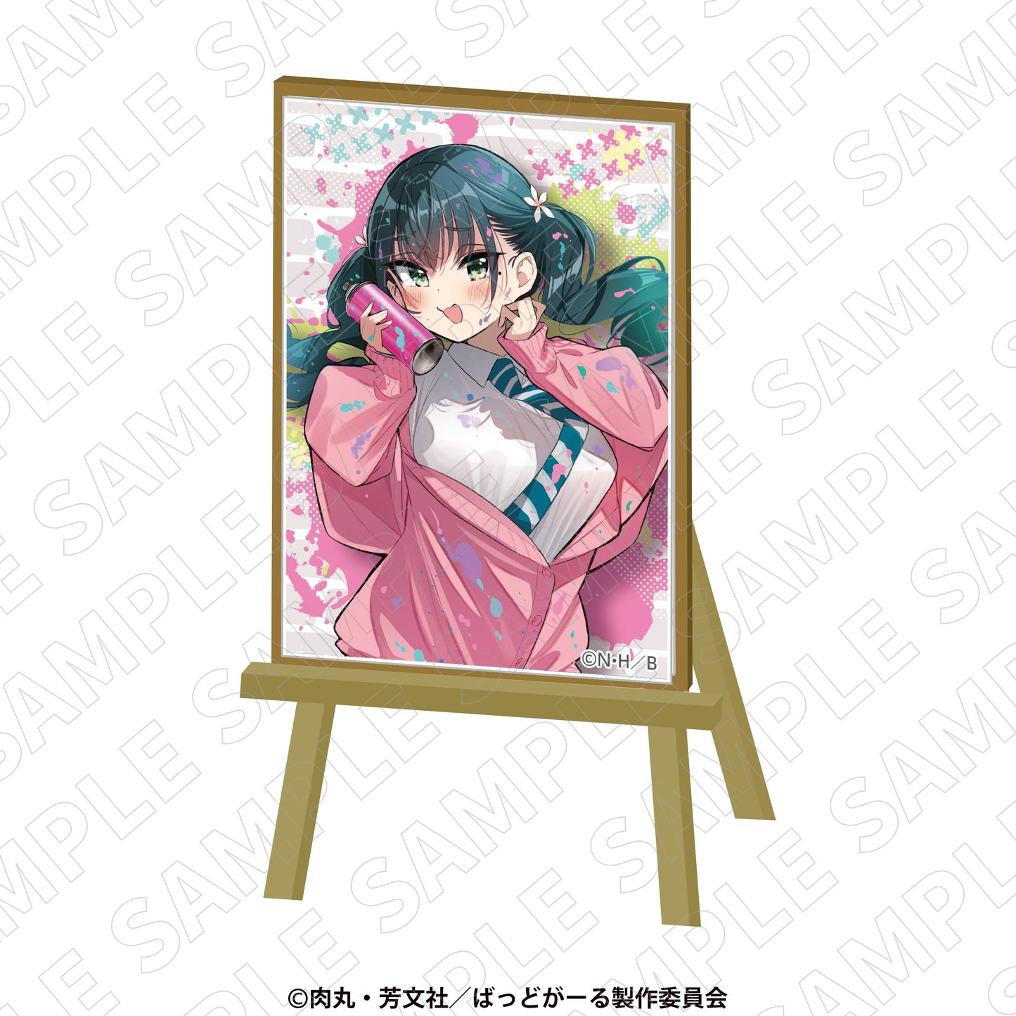 『ばっどがーる』卓上アートスタンド