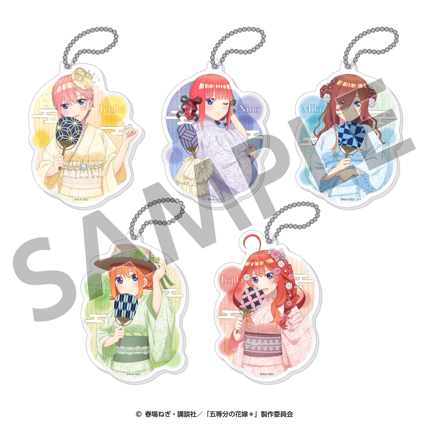 五等分の花嫁* アクリルキーホルダー(三玖) <納涼Style>