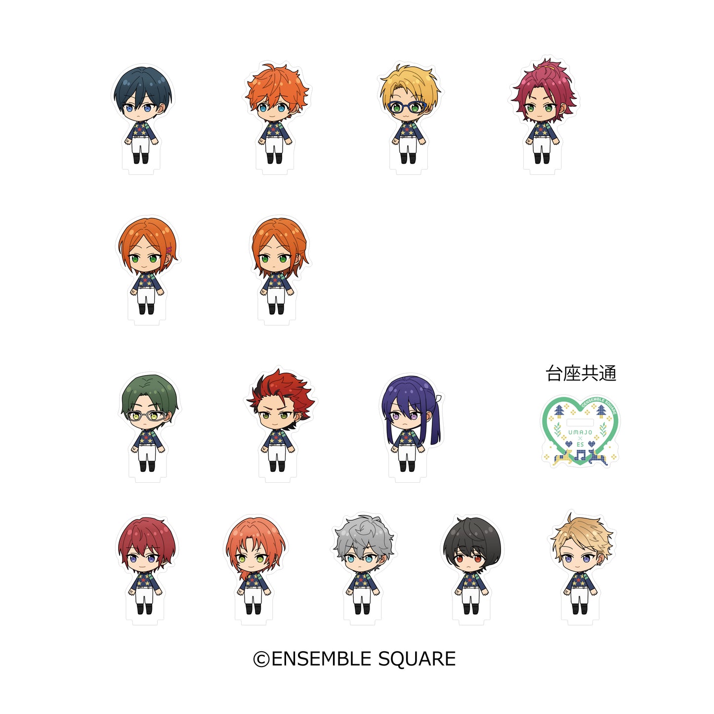 【UMAJO×ES】アクリルスタンド【C】 Trickstar/2wink/紅月/Knights(全14種)ランダム〈※1会計につき5点まで〉