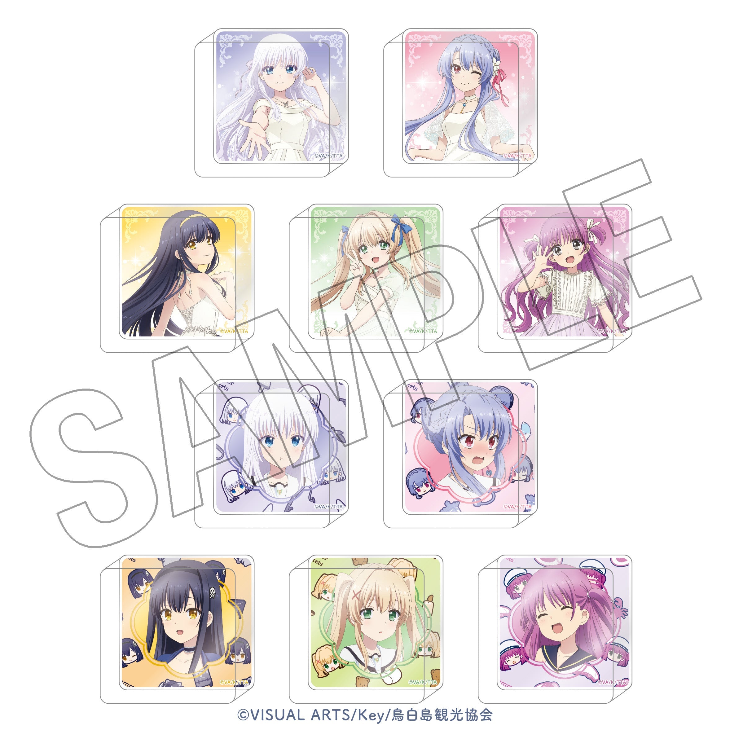 TVアニメ『Summer Pockets』展 トレーディングミニアクリルブロック