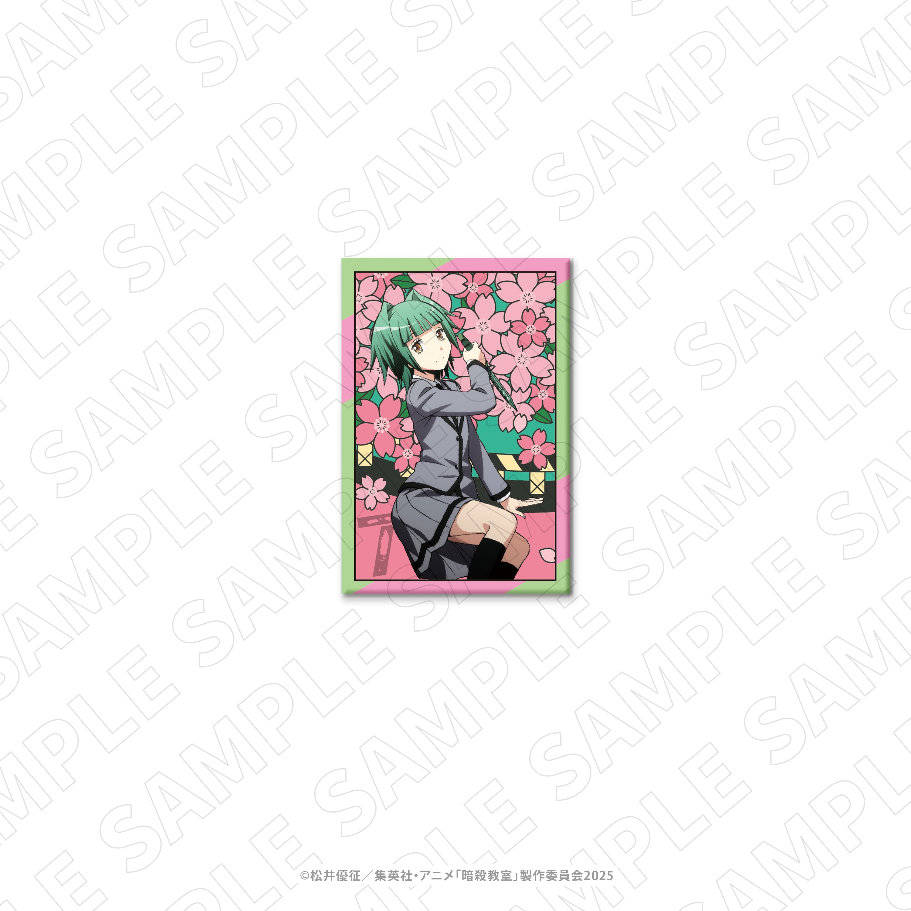 暗殺教室 長方形缶バッジ（茅野カエデ） – ゲツオシマート