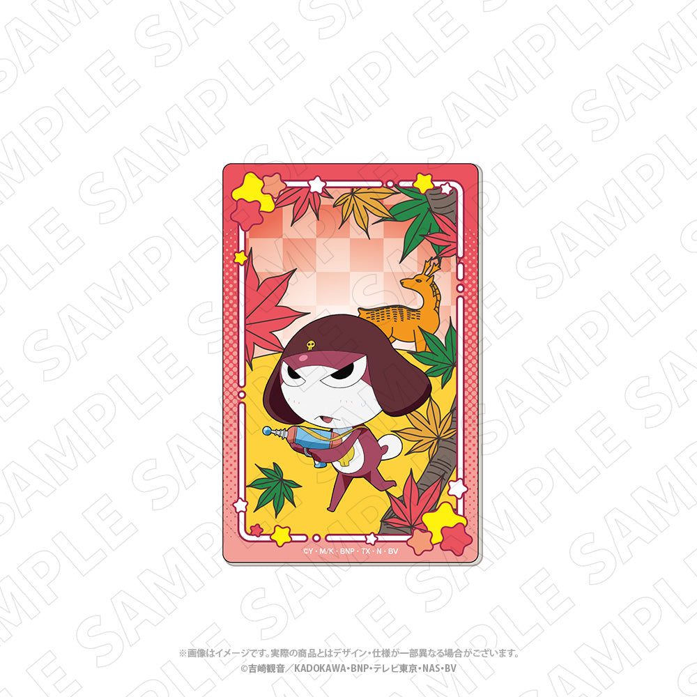 キャラディショナルトイ ケロロ軍曹 花札柄アクリルカード（ちびギロ