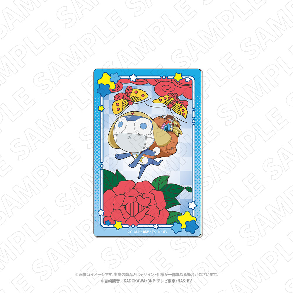 キャラディショナルトイ ケロロ軍曹 花札柄アクリルカード（ちびゼロ