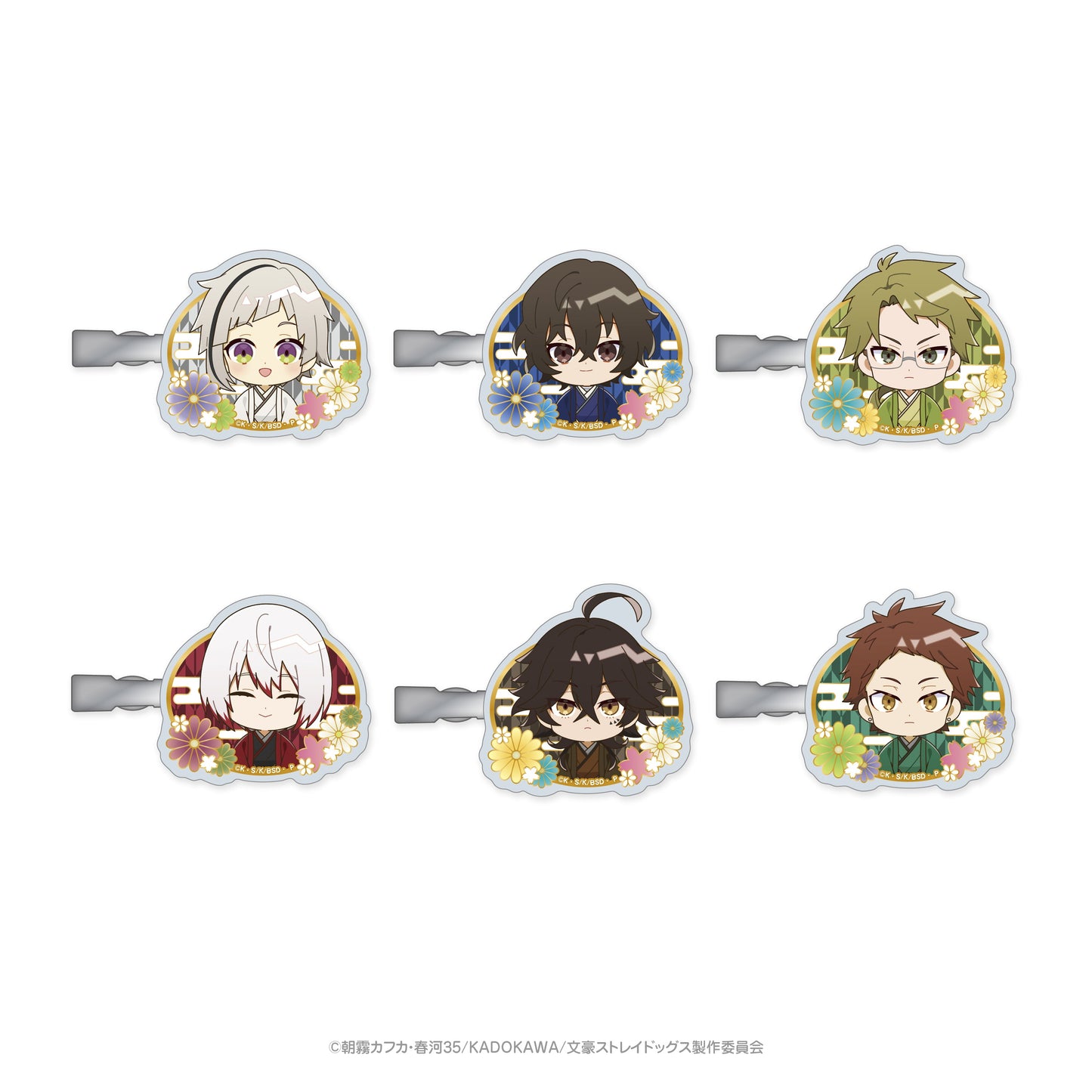 文豪ストレイドッグス(和のおもてなしVer.)アクリルヘアクリップ(太宰治)