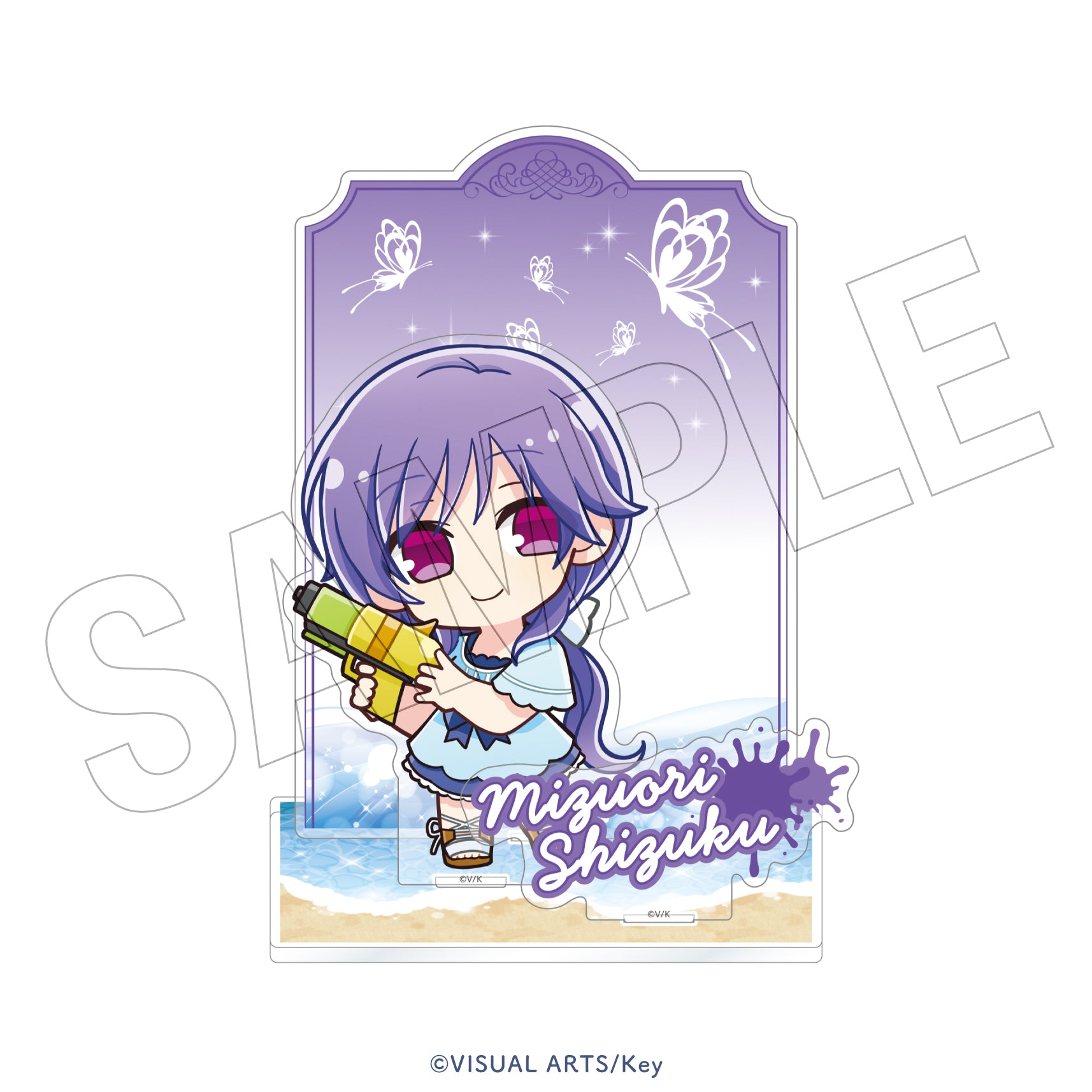 サマポケ Summer pockets リフレクションアート 水織静久 Summer Pockets REFLECTION BLUE ＜水遊び＞ BIGアクリルスタンド（水