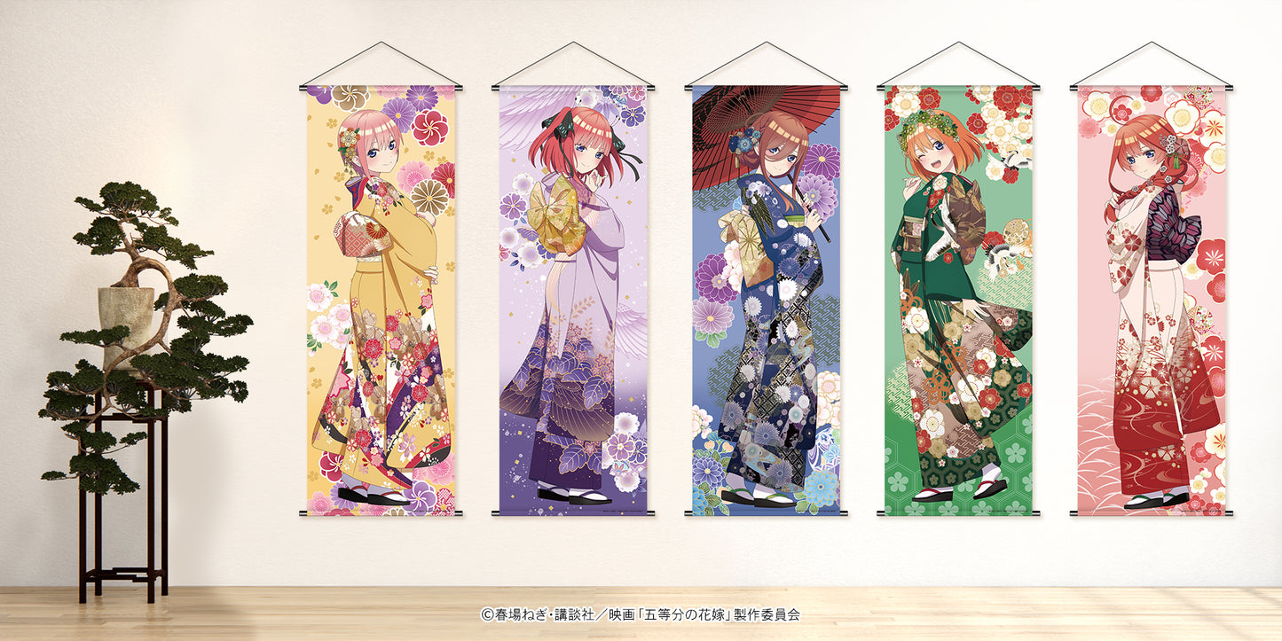 五等分の花嫁 友禅柄等身大タペストリー(一花)