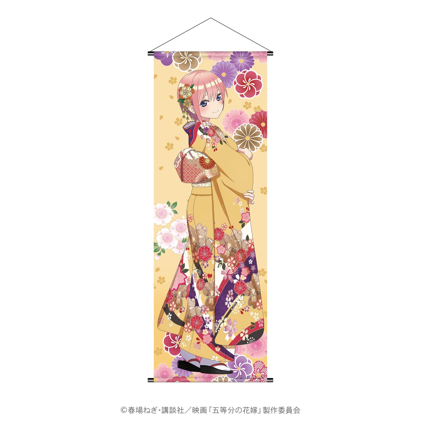 五等分の花嫁 友禅柄等身大タペストリー(一花)