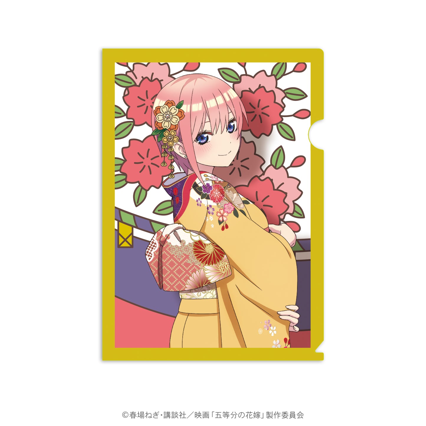 五等分の花嫁 花札柄クリアファイル 一花