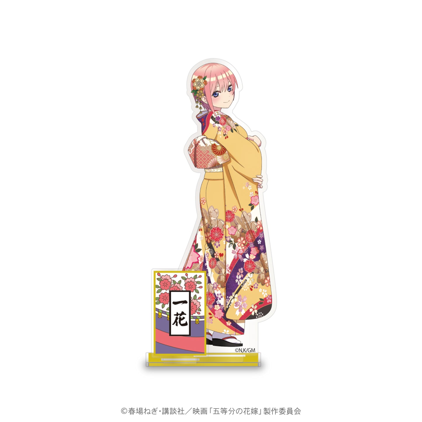 五等分の花嫁 花札柄アクリルスタンド 一花