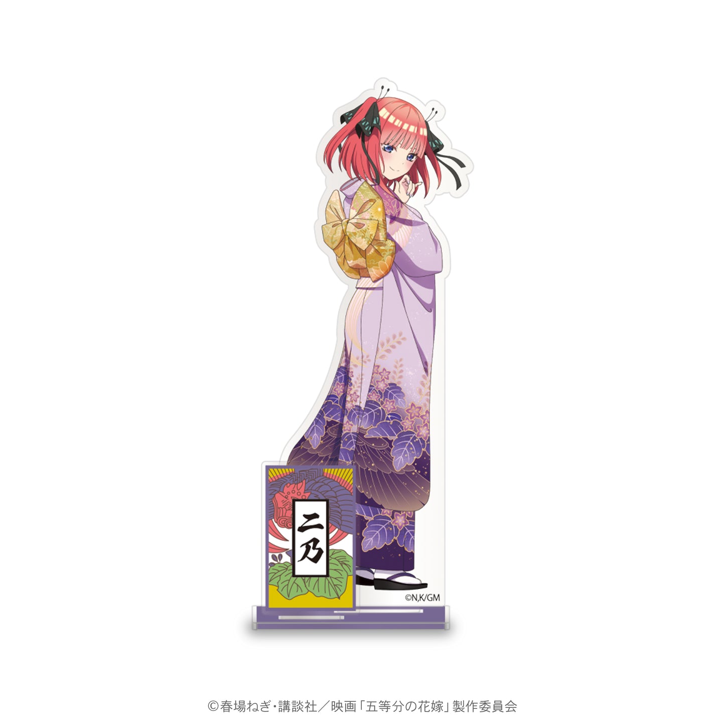 五等分の花嫁 花札柄アクリルスタンド 二乃