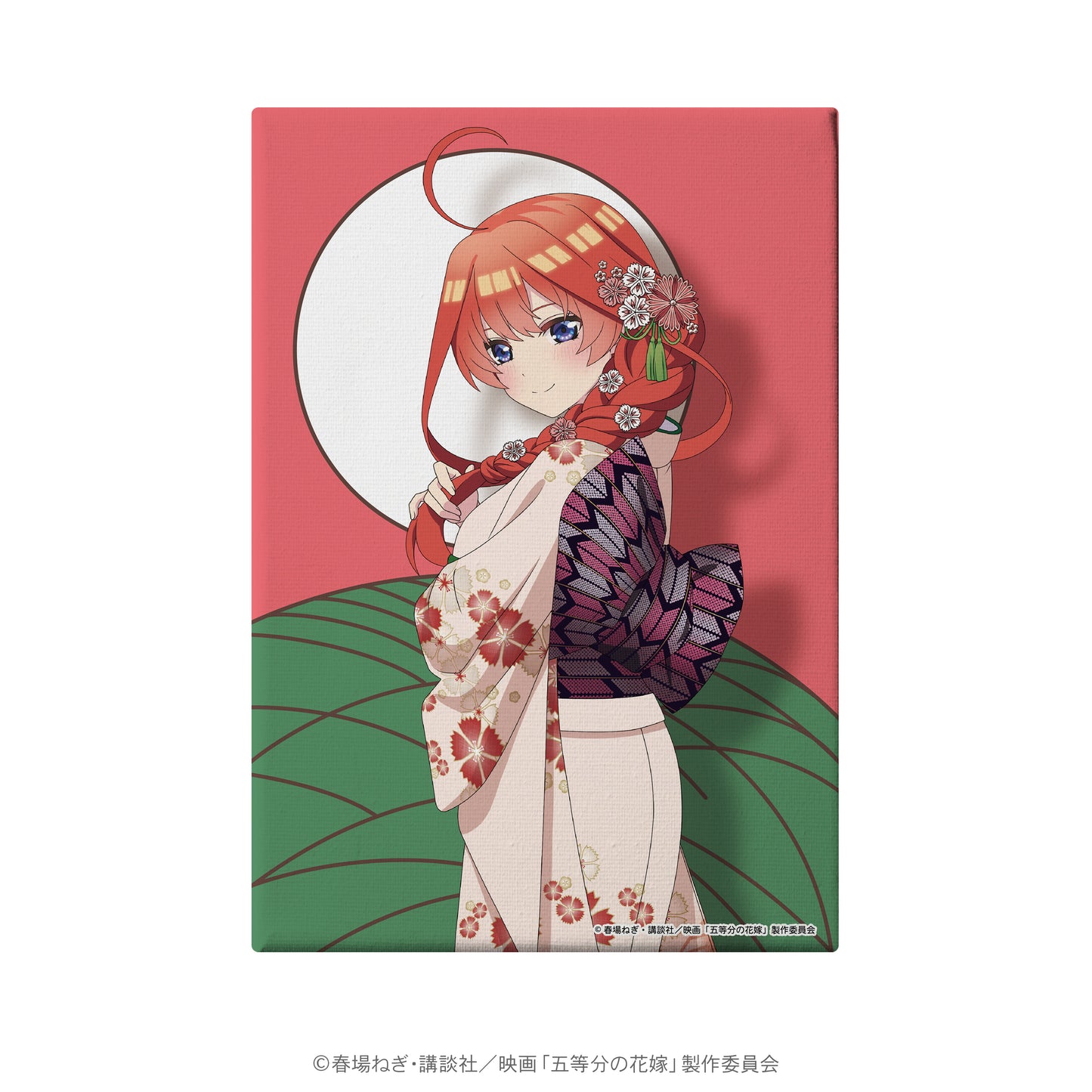 五等分の花嫁 花札柄キャンバスアート 五月