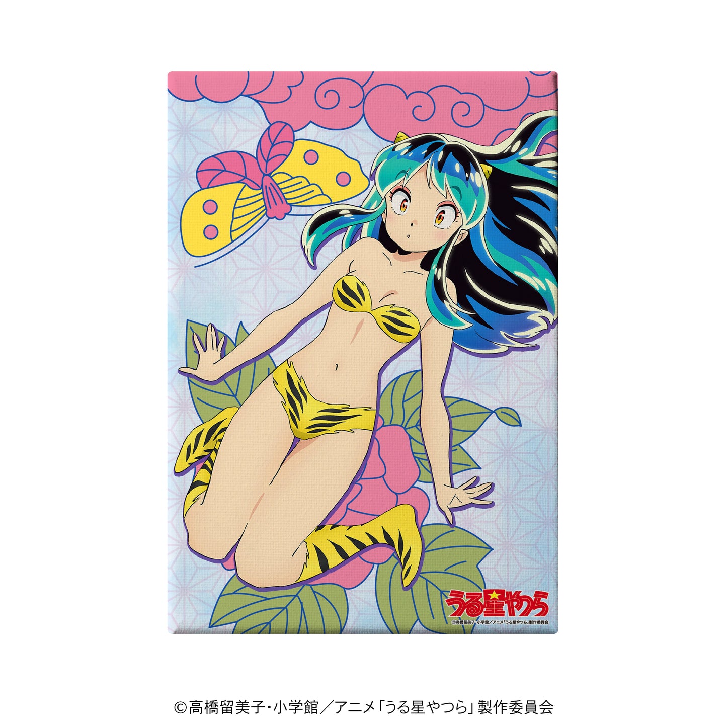 うる星やつら 花札柄キャンバスアート
