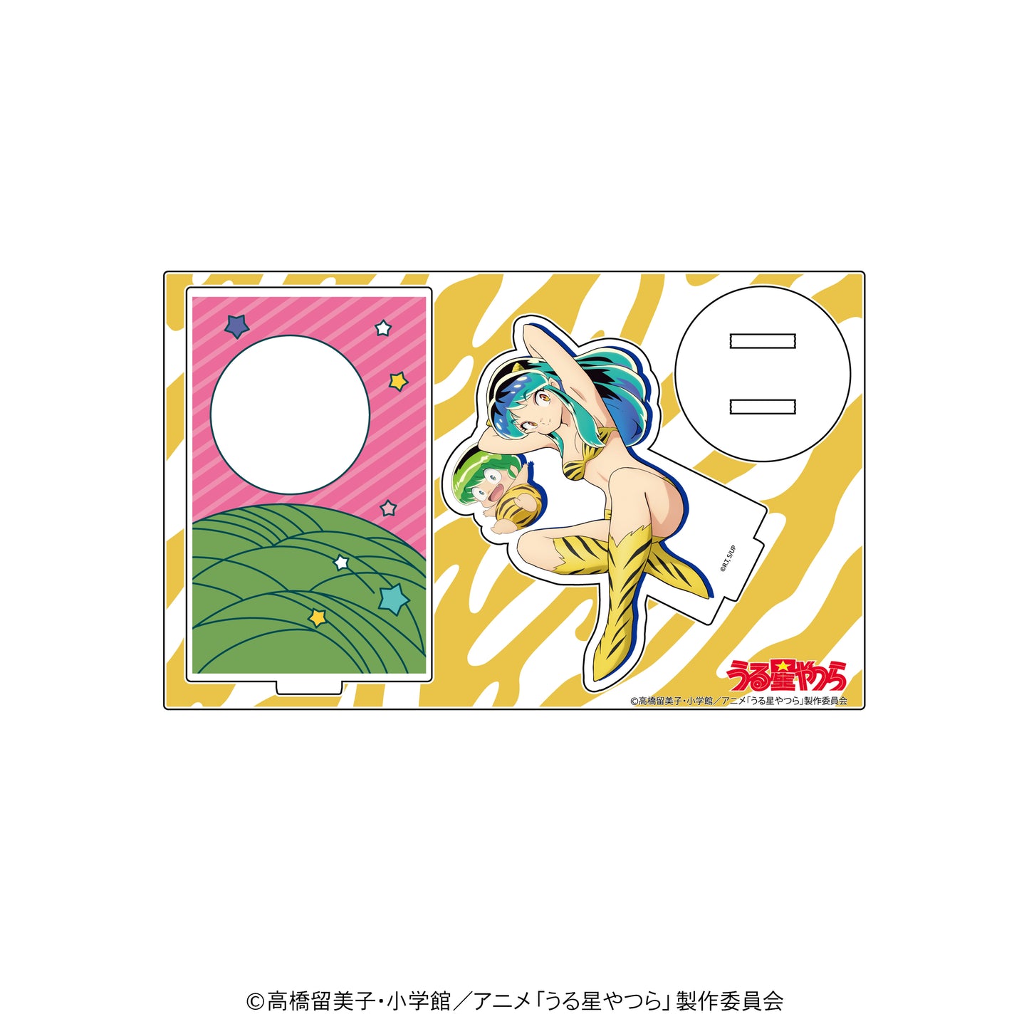 うる星やつら 花札柄アクリルスタンド【月 Ver.】