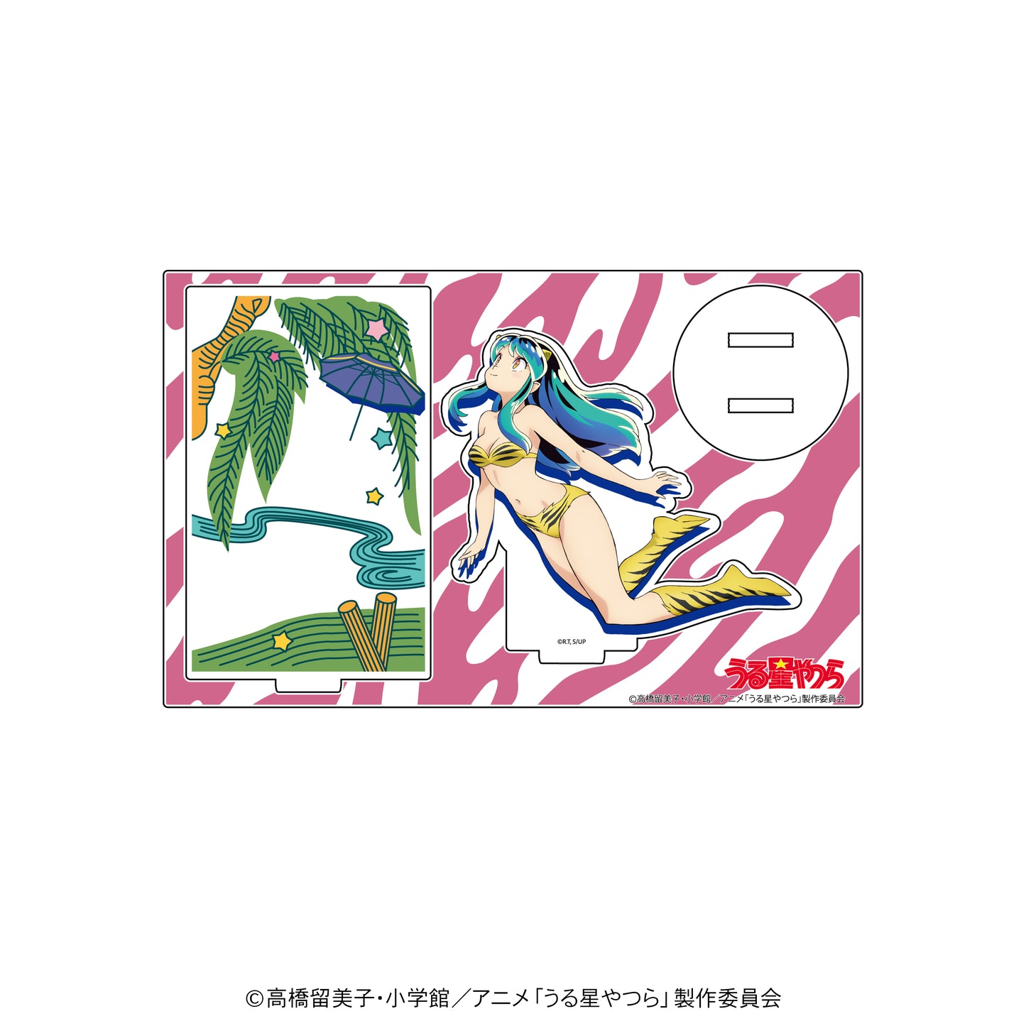 うる星やつら 花札柄アクリルスタンド【雨 Ver.】