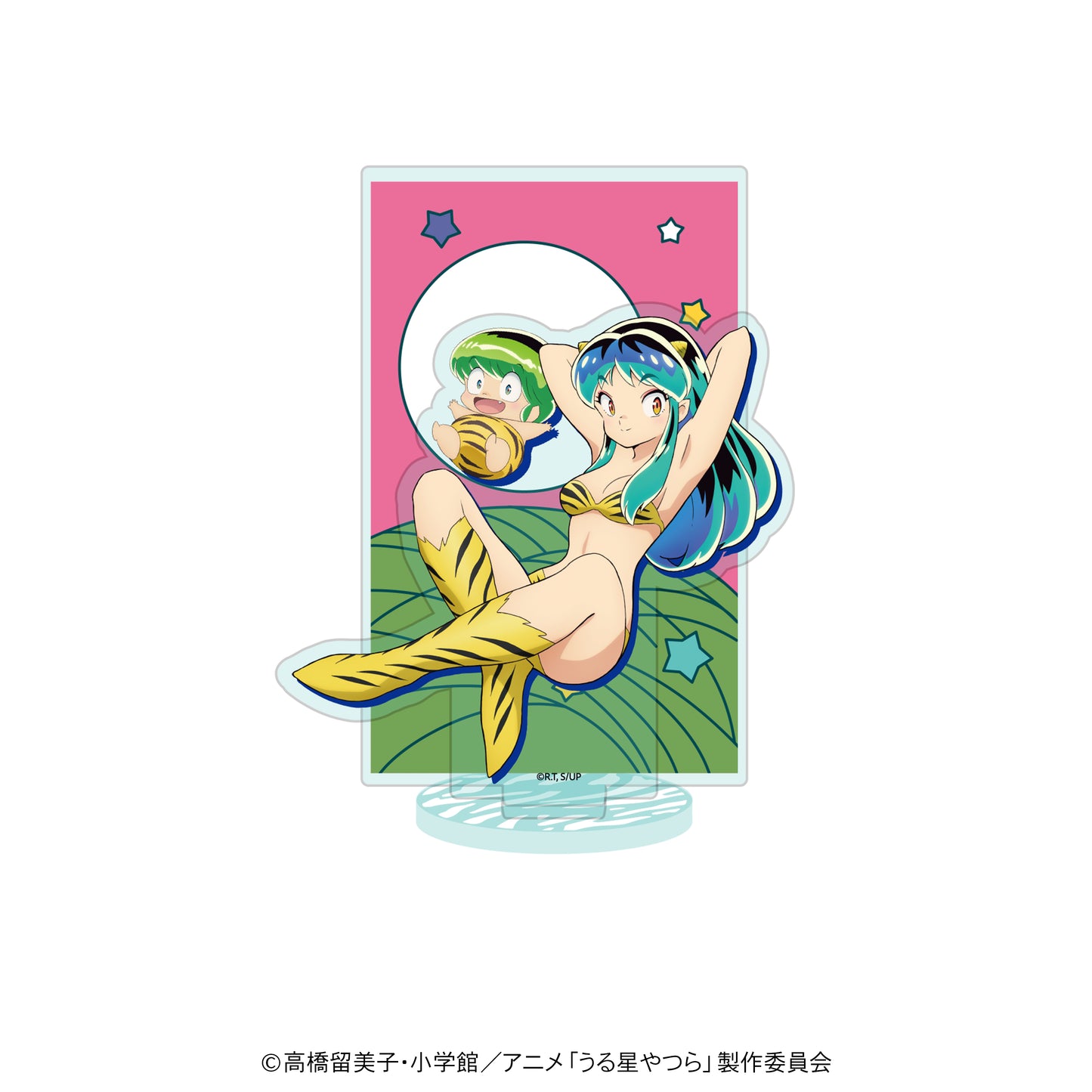 うる星やつら 花札柄アクリルスタンド【月 Ver.】