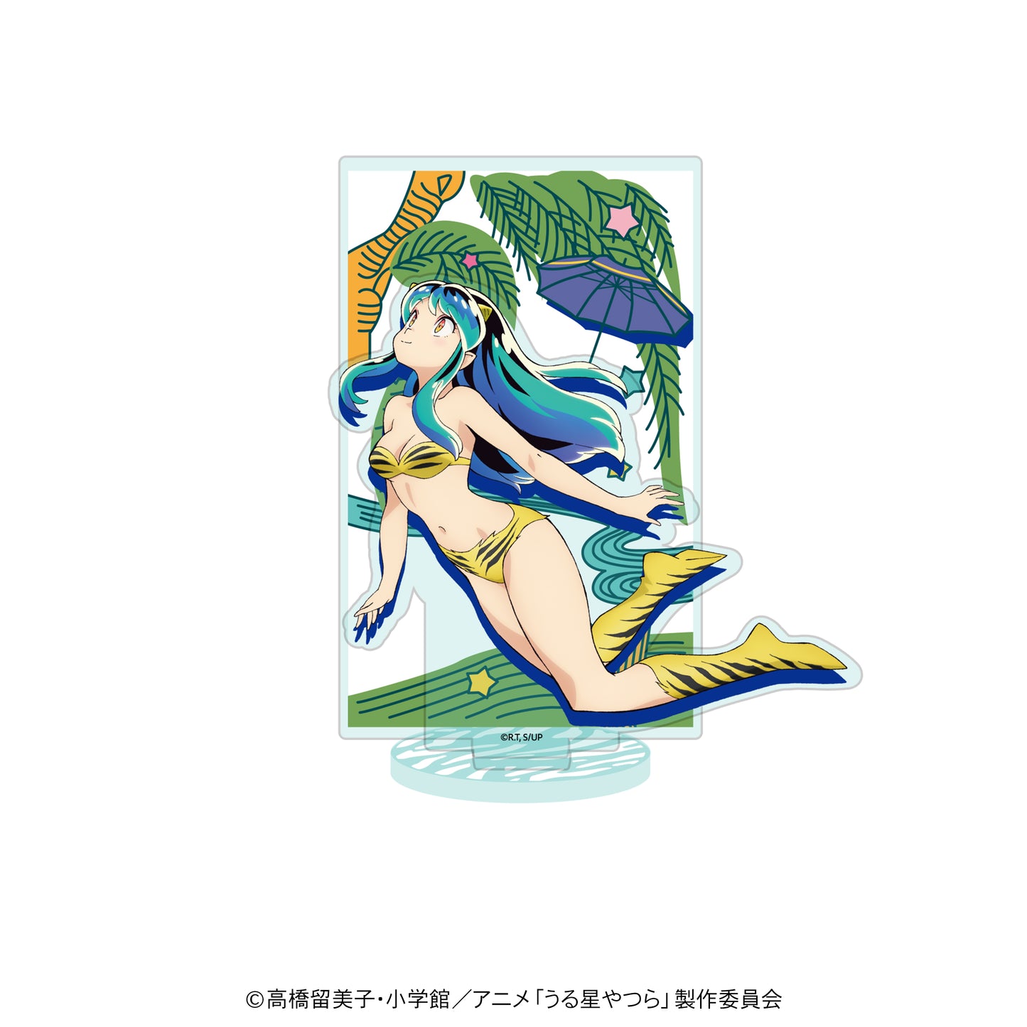 うる星やつら 花札柄アクリルスタンド【雨 Ver.】