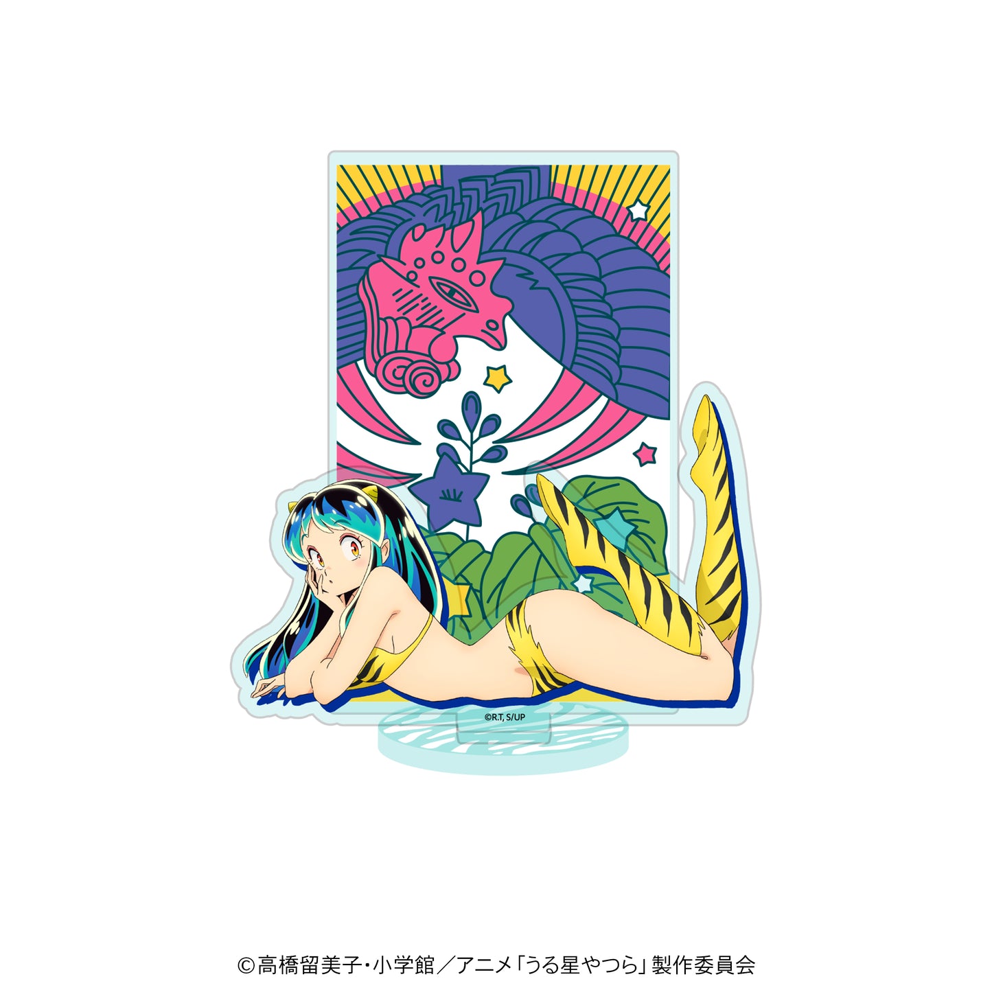 うる星やつら 花札柄アクリルスタンド【桐 Ver.】