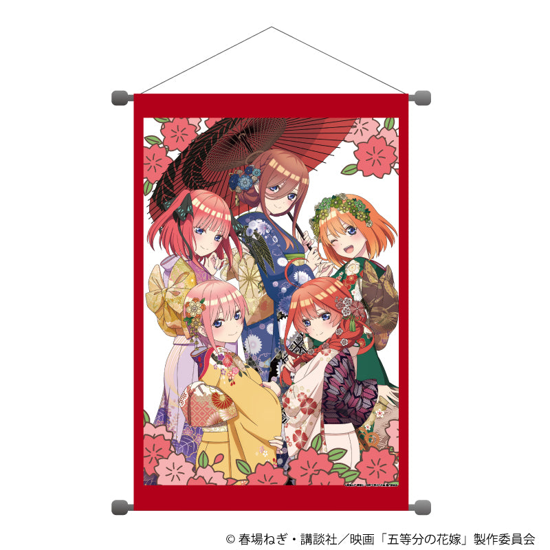 五等分の花嫁 花札柄タペストリー