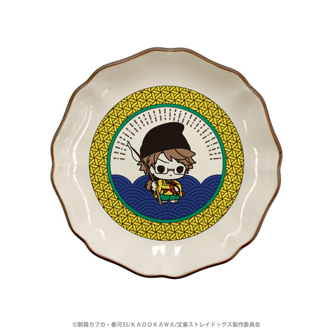 文豪ストレイドッグス×七福神 九谷焼豆皿（国木田独歩）