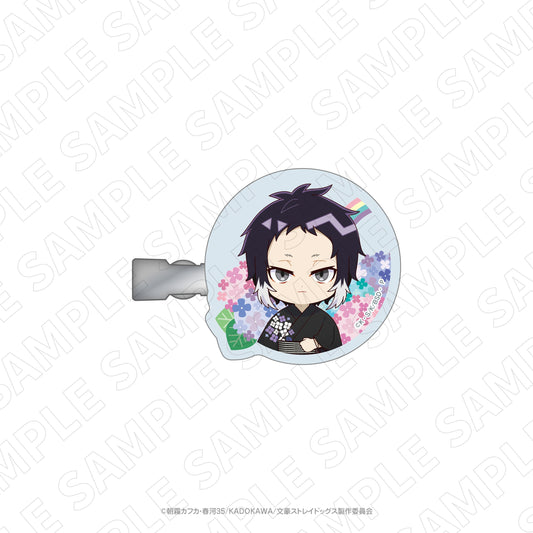 文豪ストレイドッグス×紫陽花アクリルヘアクリップ（芥川龍之介）