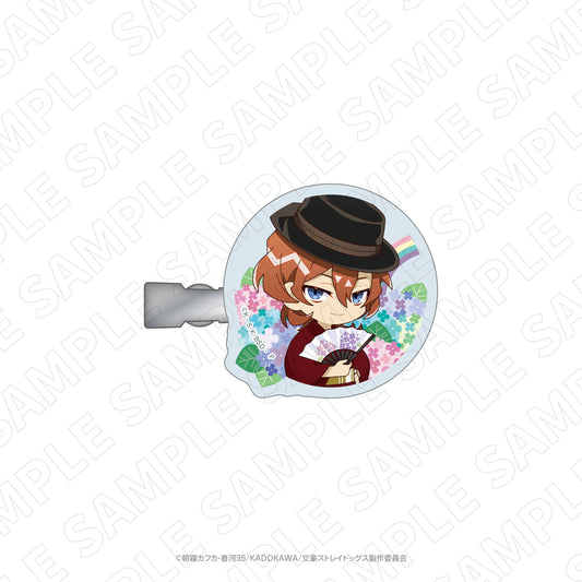 文豪ストレイドッグス×紫陽花アクリルヘアクリップ（中原中也）