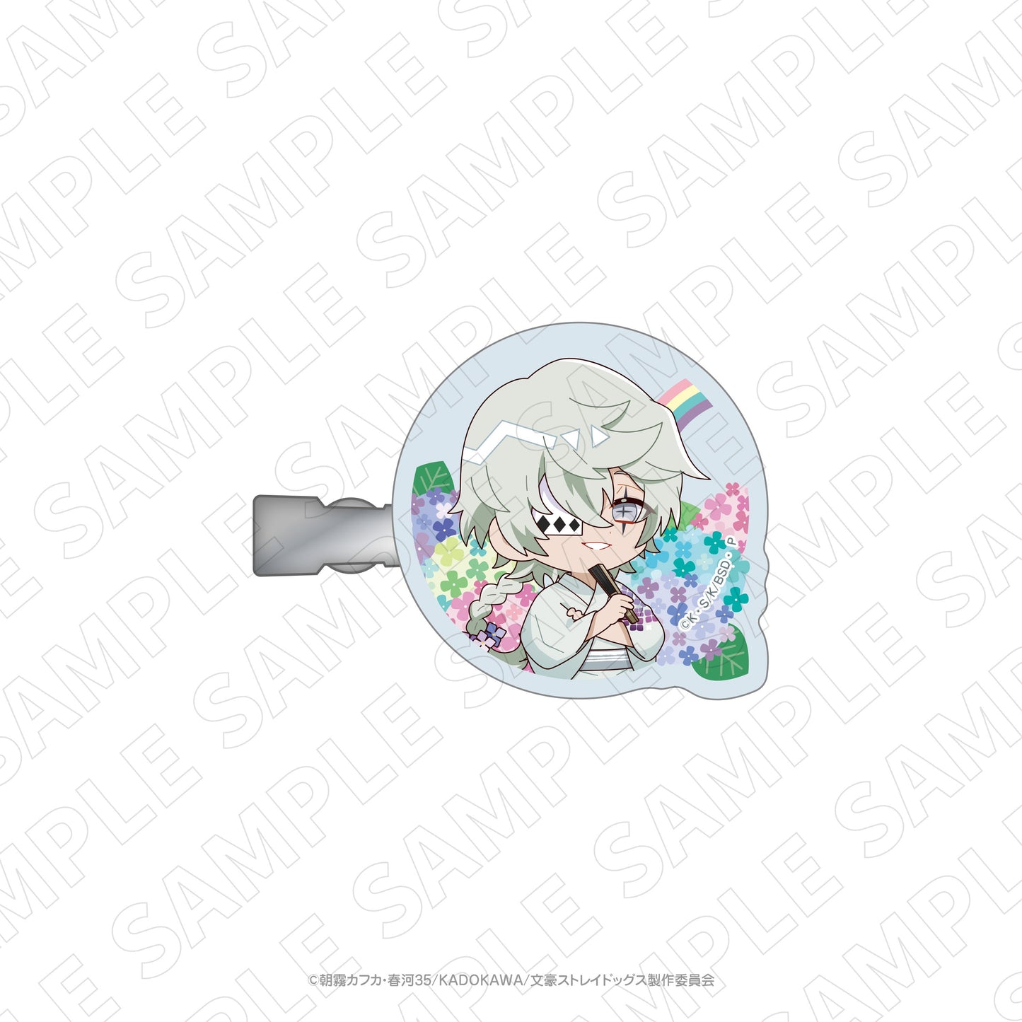 文豪ストレイドッグス×紫陽花 アクリルヘアクリップ（ニコライ・G）