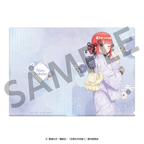 五等分の花嫁＊　クリアファイル（二乃） ＜納涼Style＞