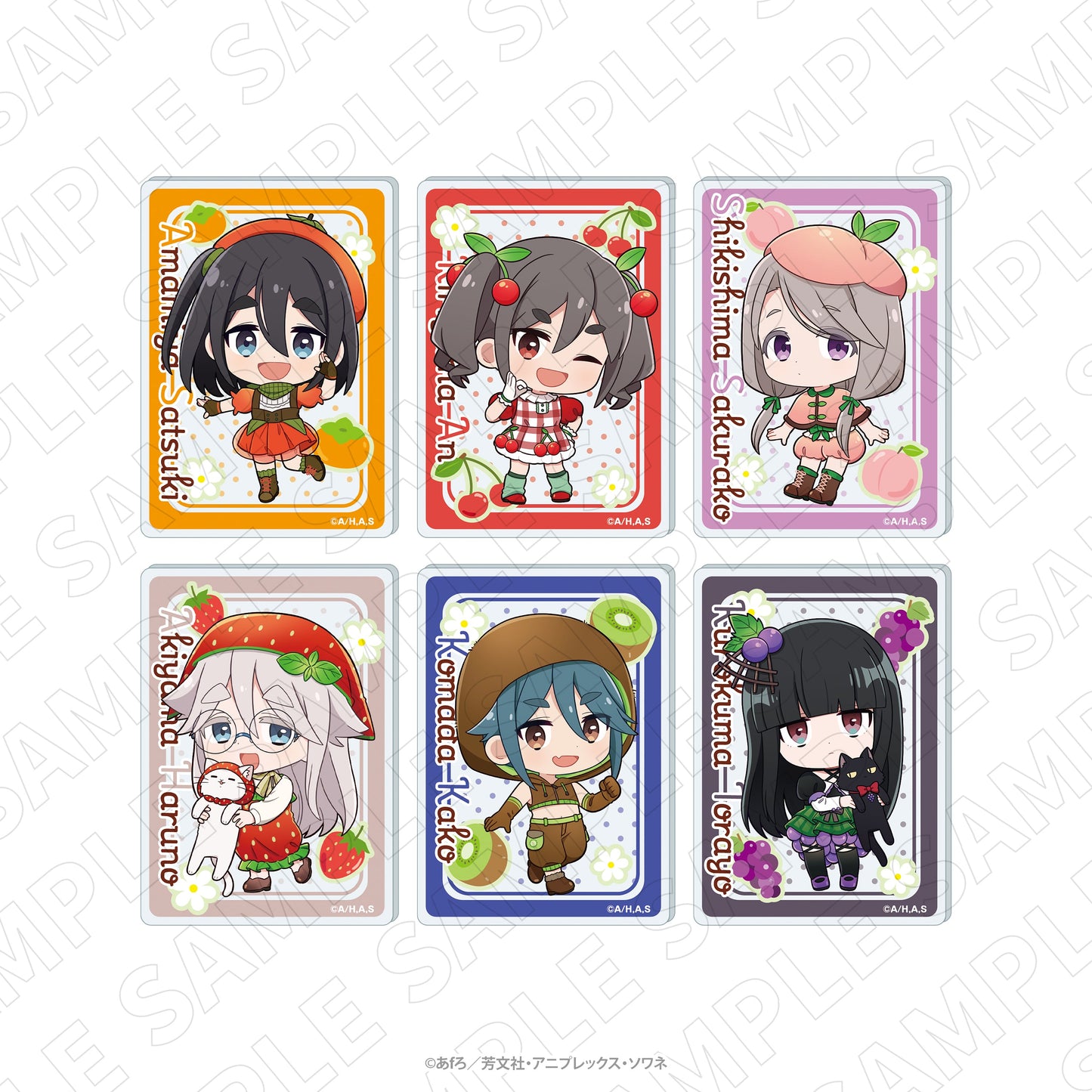 TVアニメ「mono」＜フルーツ衣装＞　アクリルカード（霧山アン）