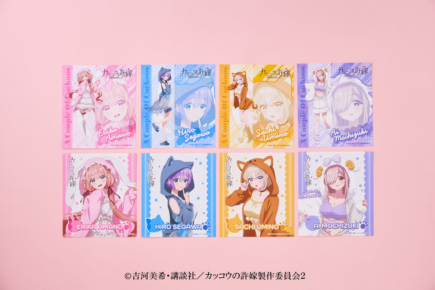 「カッコウの許嫁」 トレーディングミニ色紙（全8種）