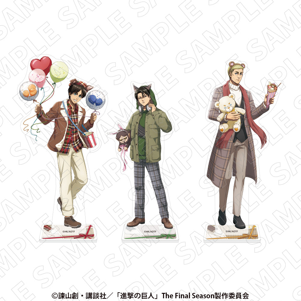 進撃の巨人　アクリルスタンド（エルヴィン）＜遊園地＞