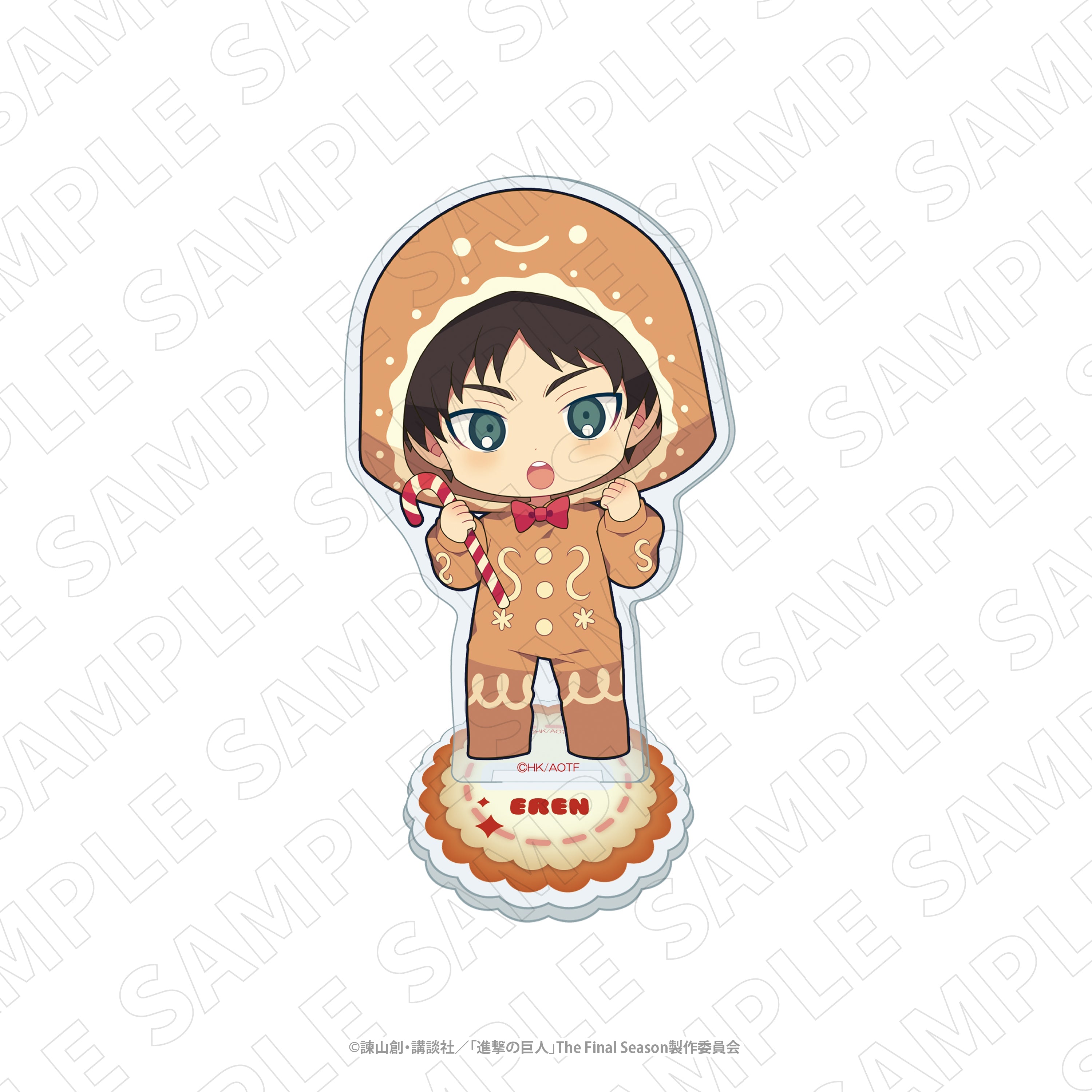 3 o'clock 進撃の巨人 ミニキャラBIGアクリルスタンド（エレン