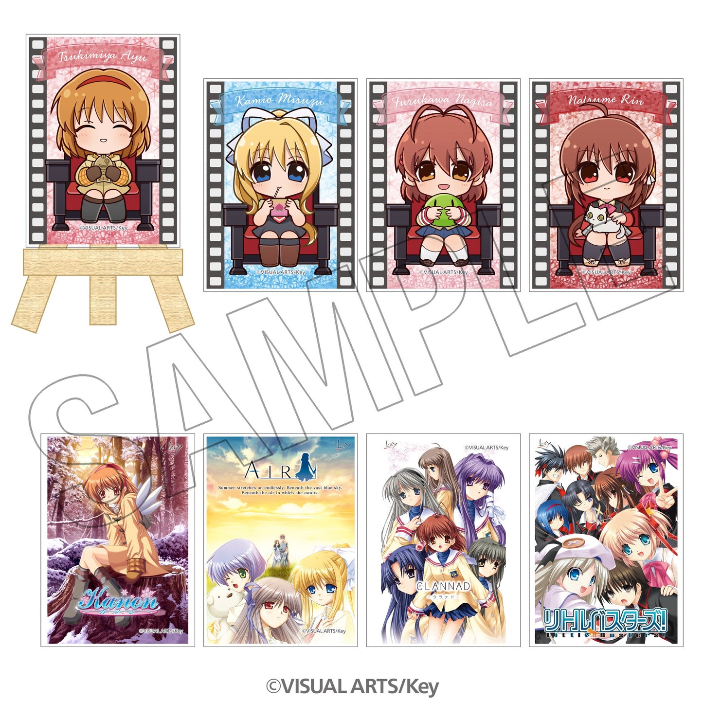 Key作品　トレーディング卓上アートスタンド