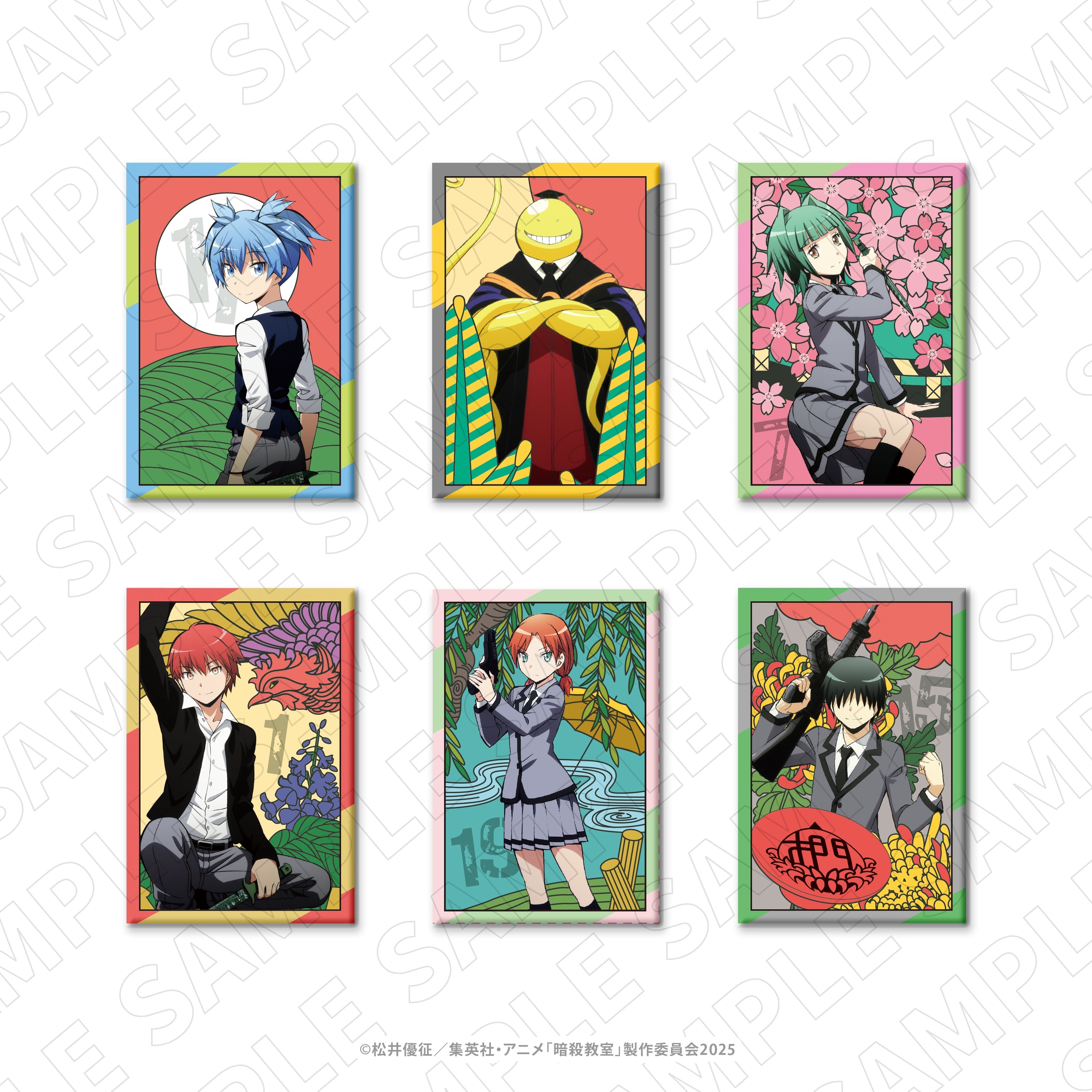 暗殺教室 長方形缶バッジ（速水凛香） – ゲツオシマート