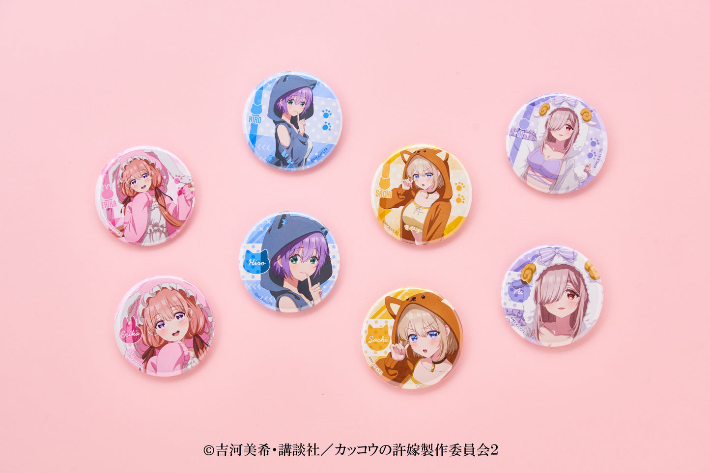 「カッコウの許嫁」 トレーディング缶バッジ（全8種）