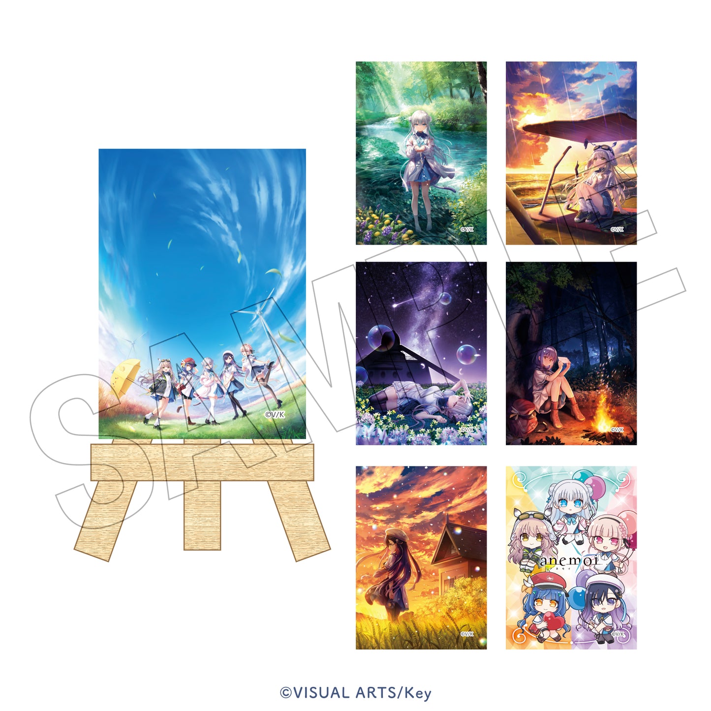 anemoi　トレーディング卓上アートスタンド（全7種）
