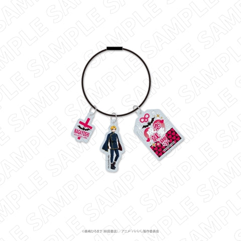 ババンババンバンバンパイア　描きおろしアクリルお守りキーリング（長可）