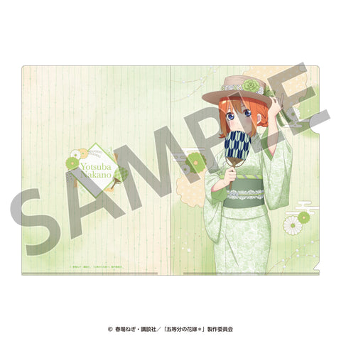 五等分の花嫁＊　クリアファイル（四葉） ＜納涼Style＞