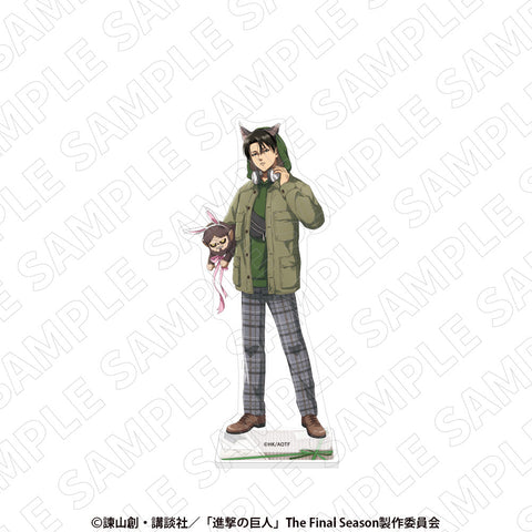 進撃の巨人　アクリルスタンド（リヴァイ）＜遊園地＞