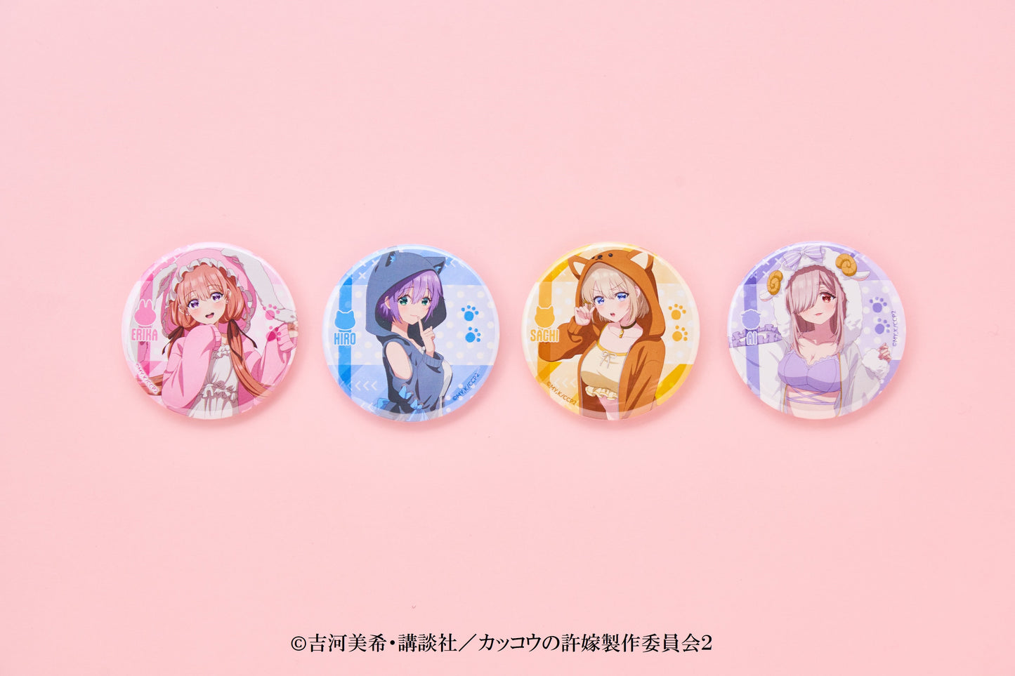 「カッコウの許嫁」 トレーディング缶バッジ（全8種）