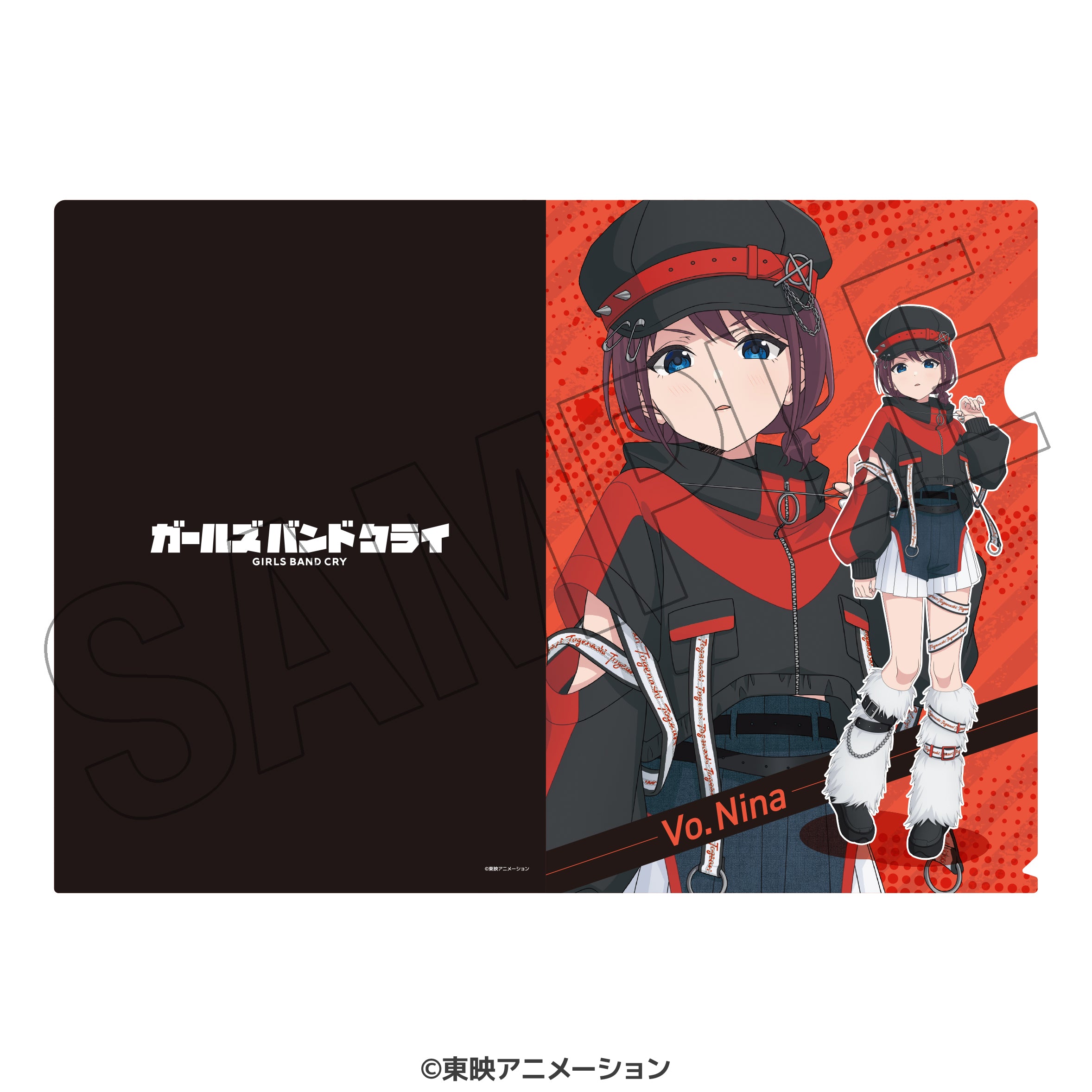 ガールズバンドクライ 描き下ろしA4クリアファイル ＜ステージ衣装風