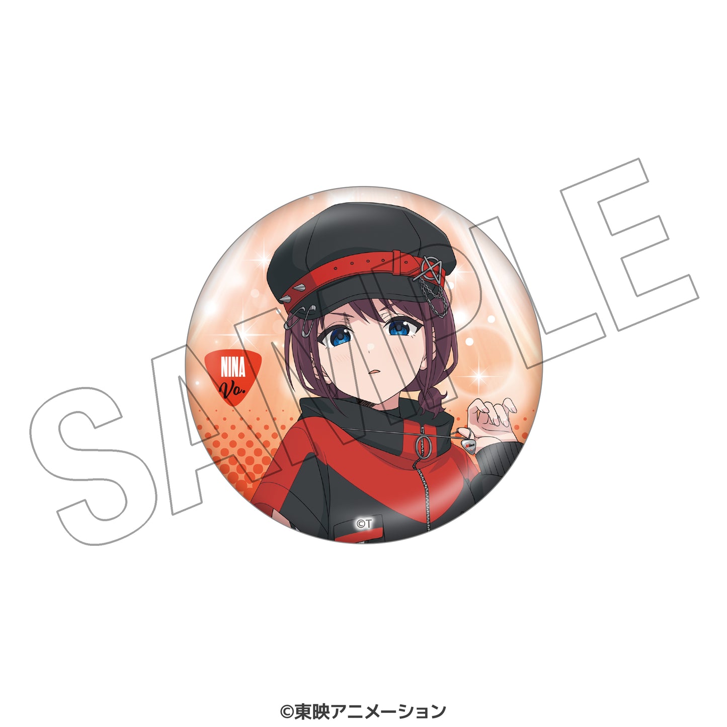 ガールズバンドクライ　描き下ろしトレーディング缶バッジ　＜ステージ衣装風＞